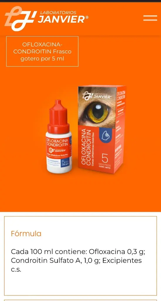 Ofloxacina+Condroitin X 5Ml