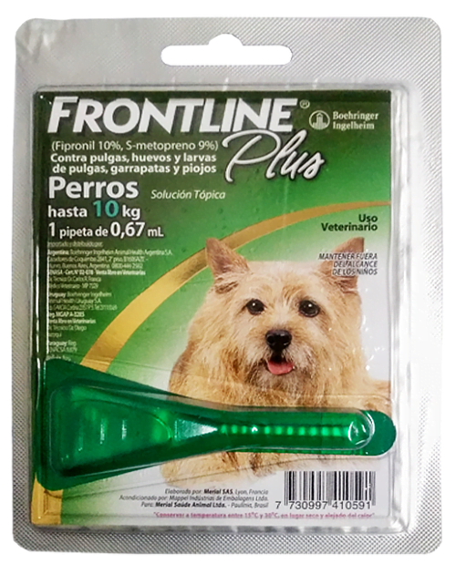 Frontline Plus P Hasta 10Kg