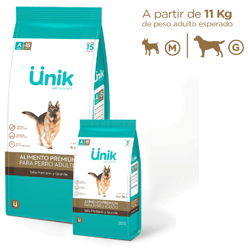 Unik Adulto Talla Medianos/Grandes 15Kg