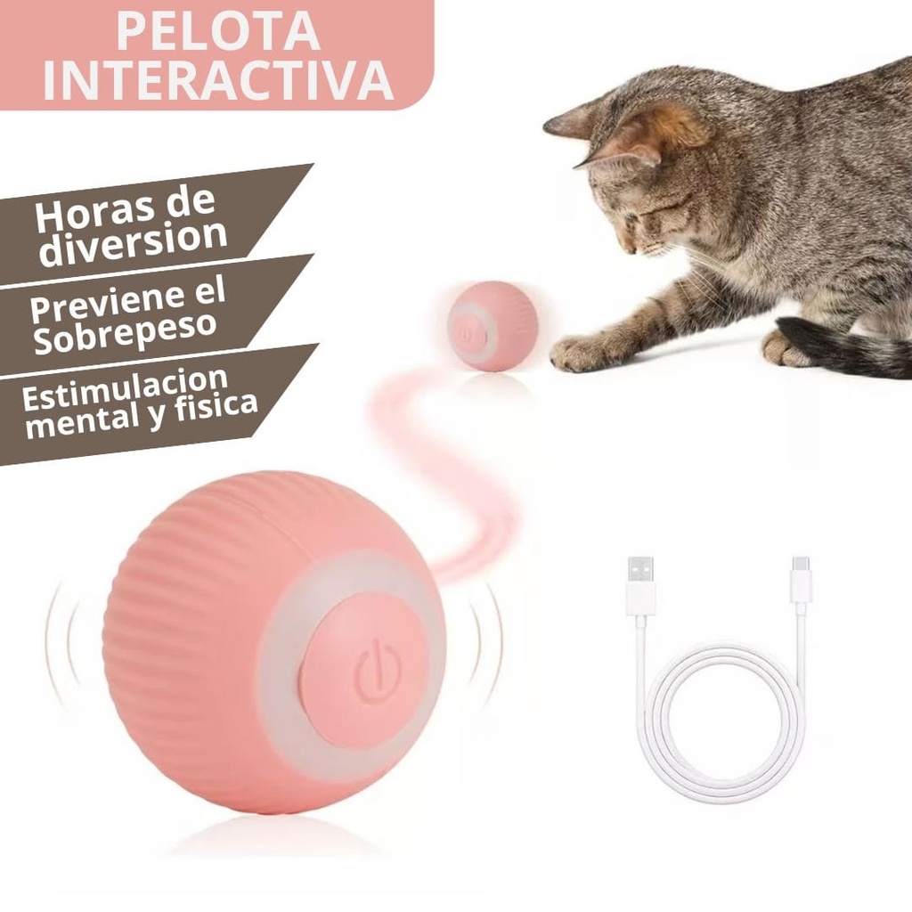 Pelota Interactiva Rosa 5Cm